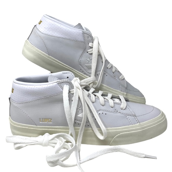 Converse Shoes - Converse CONS Louie Lopez Pro Mid Top White Women Leather Size Sneakers 171984C